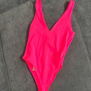 Brand new Bright pink bodysuit